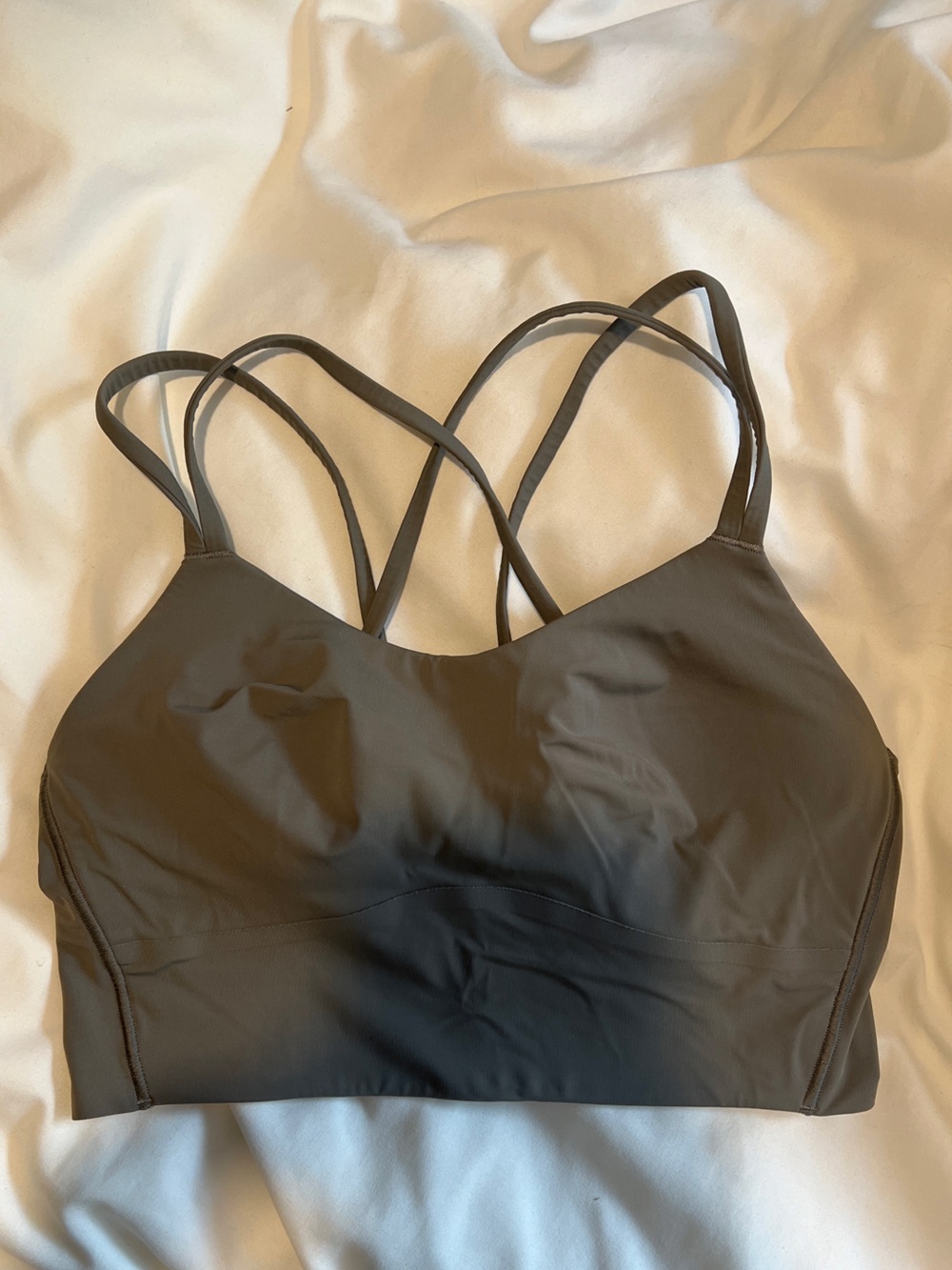 lululemon Like a Cloud Longline Bra in Rover Taupe